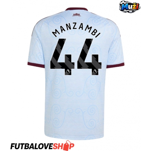 Dres Aston Villa Johan Manzambi #44 Tretina 2026-27 Krátky Rukáv